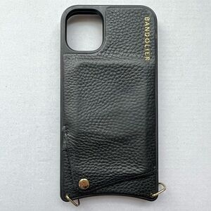 Emma Pebble Leather Bandolier - IPhone 11